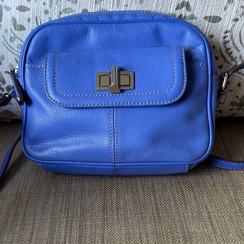 Tignanello Vibrant Blue Crossbody Bag